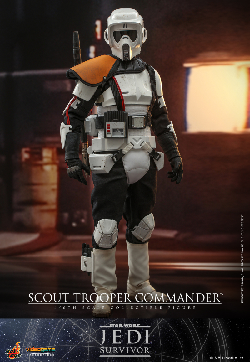 Hot Toys《星際大戰 絕地：倖存者》帝國偵察兵指揮官（Scout Trooper Commander）1/6 比例收藏級人偶 配有可伸縮帶電鎮暴棍！