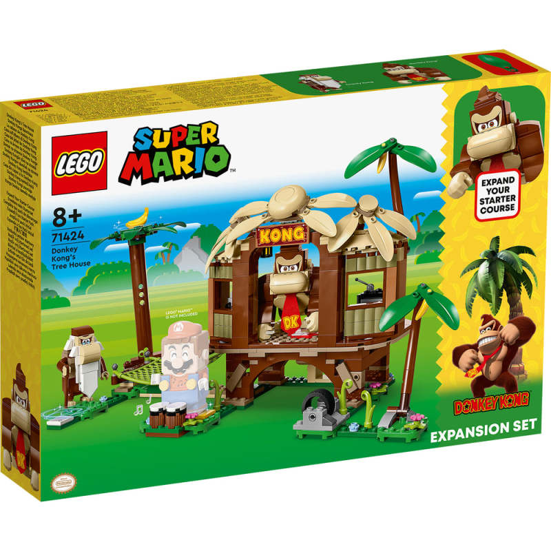 LEGO 71424《樂高超級瑪利歐》咚奇剛的樹屋（Donkey Kong's Tree House）情報公開！