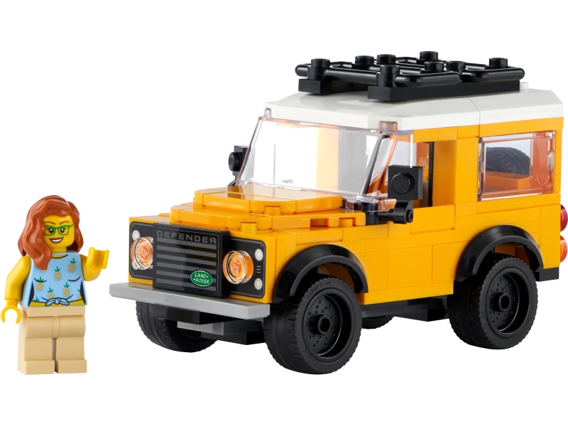 LEGO 40650 創意系列「Land Rover Classic Defender」樂高人偶規格的精巧外型!
