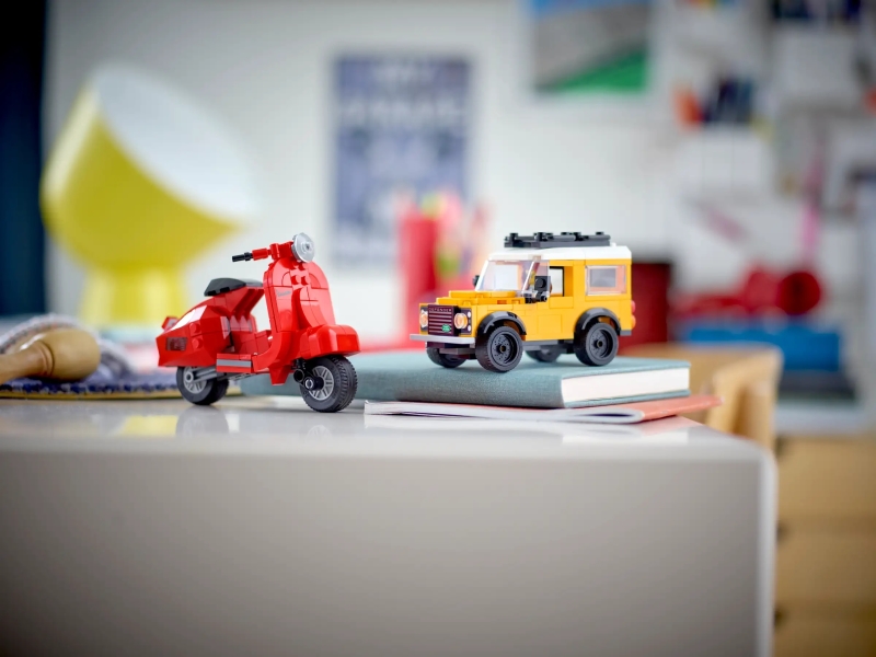 LEGO 40650 創意系列「Land Rover Classic Defender」樂高人偶規格的精巧外型!