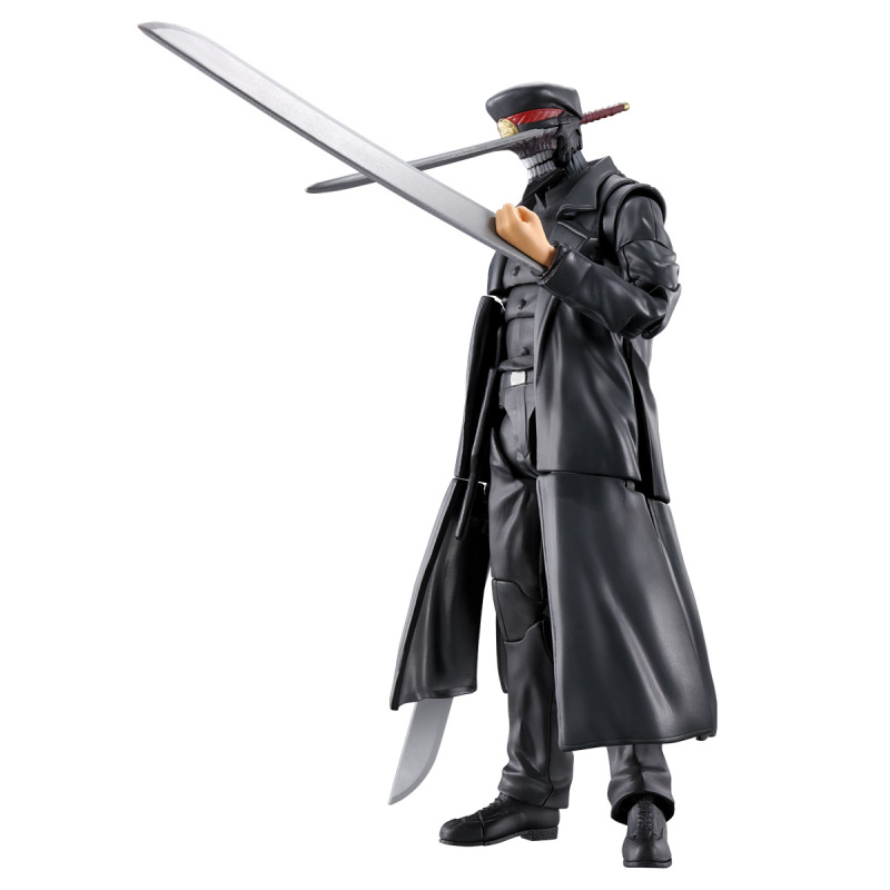 萬代食玩「SMP Kit Makes Pose《鏈鋸人》武士刀 套組」組裝模型 附還原激戰的素顏等替換件！