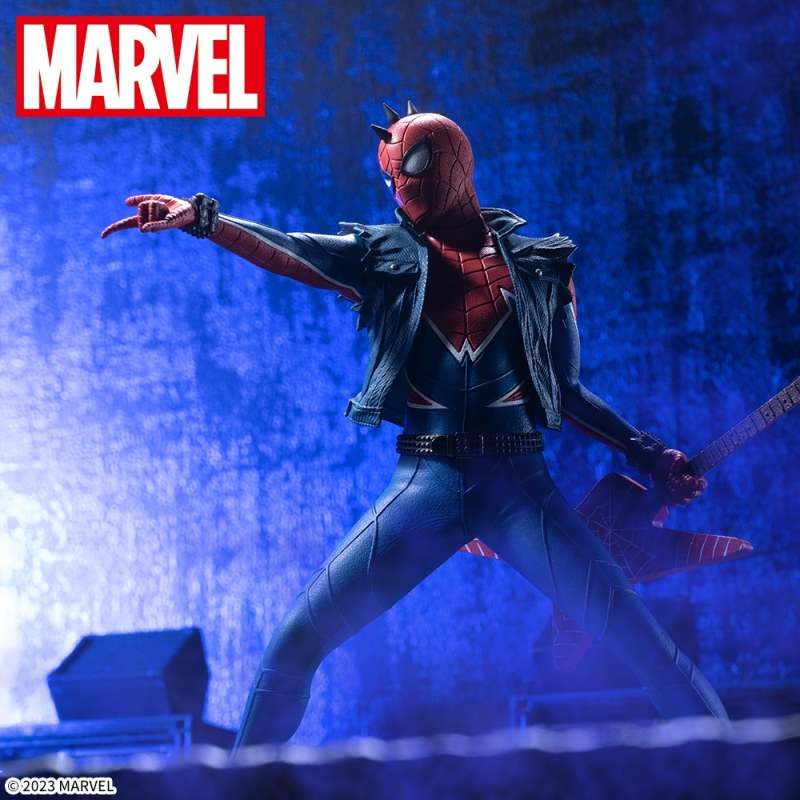 SEGA PRIZE Luminasta《蜘蛛人：穿越新宇宙》「蜘蛛人2099」、MARVEL 漫畫「龐克蜘蛛人」立體人形