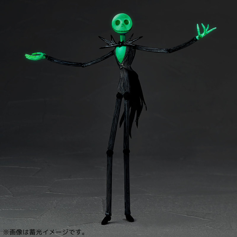 海洋堂 LEGACY-OF-REVOLTECH《聖誕夜驚魂》傑克·史克林頓(ジャック・スケリントン)蓄光塗裝版本的南瓜王再來!