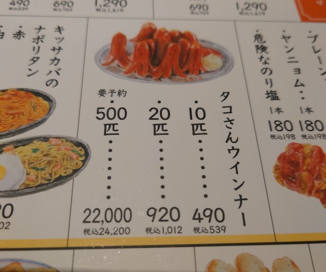 你會想點嗎？大阪居酒屋菜單「500隻章魚香腸」，端上來的場景簡直是恐怖片？！