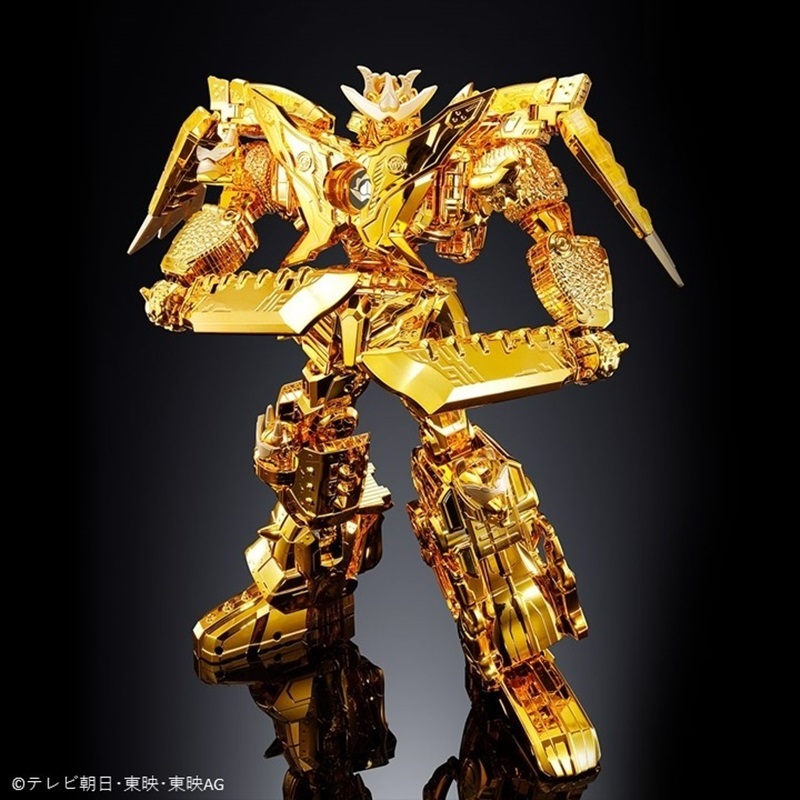 萬代『《暴太郎戰隊Don Brothers》豪華觀賞用 電鍍金 DON鬼退神』紀念商品 再現黃金光輝!