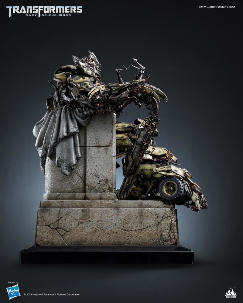 Queen Studios《變形金剛3》「王座上的密卡登」全身雕像 惡之梟雄的沈重威壓感,襲來!