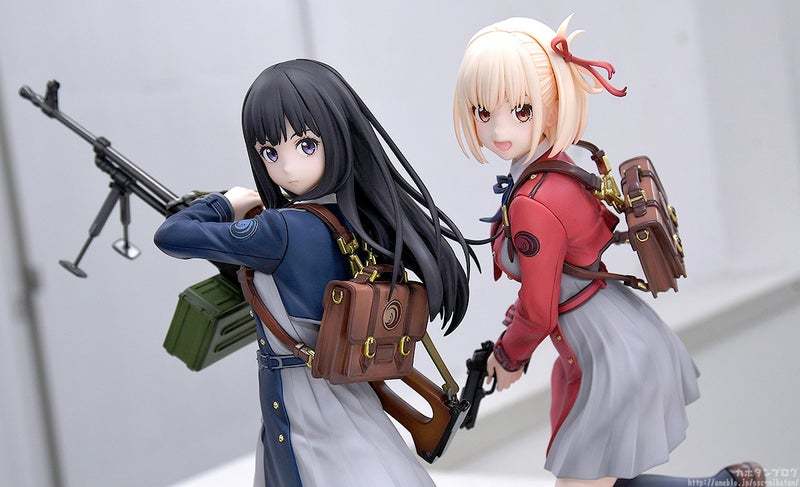 GSC《Lycoris Recoil 莉可麗絲》井之上瀧奈 1/7比例模型 買大型機槍送美少女~