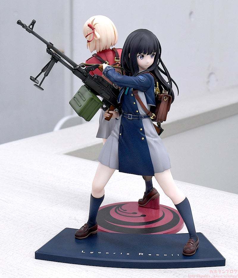 GSC《Lycoris Recoil 莉可麗絲》井之上瀧奈 1/7比例模型 買大型機槍送美少女~