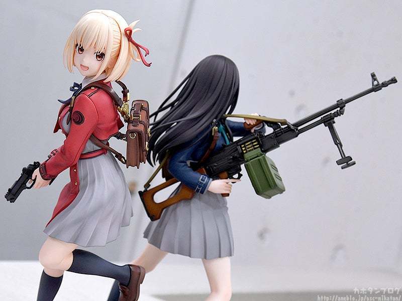 GSC《Lycoris Recoil 莉可麗絲》井之上瀧奈 1/7比例模型 買大型機槍送美少女~