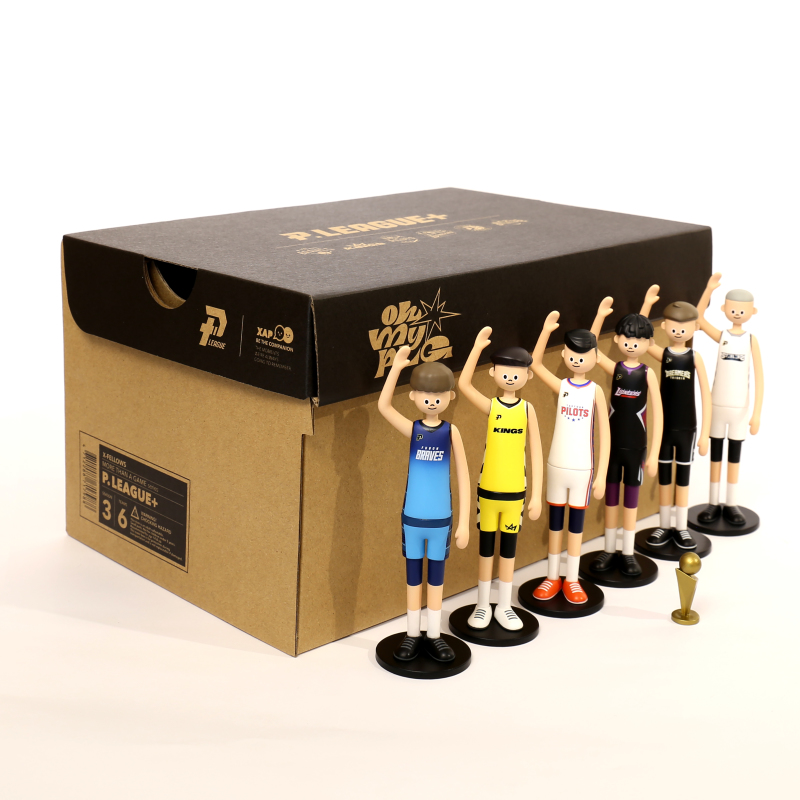 「臺灣職籃史上第一套蒐藏公仔」XAP x PLG聯名推出X-FELLOWS吊卡玩具！