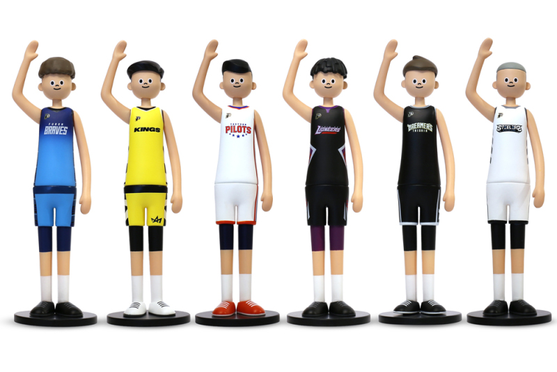 「臺灣職籃史上第一套蒐藏公仔」XAP x PLG聯名推出X-FELLOWS吊卡玩具！