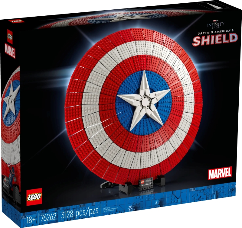 LEGO 76262 MARVEL「美國隊長的盾牌」直徑 47 公分的經典圓盾！（Captain America's Shield）