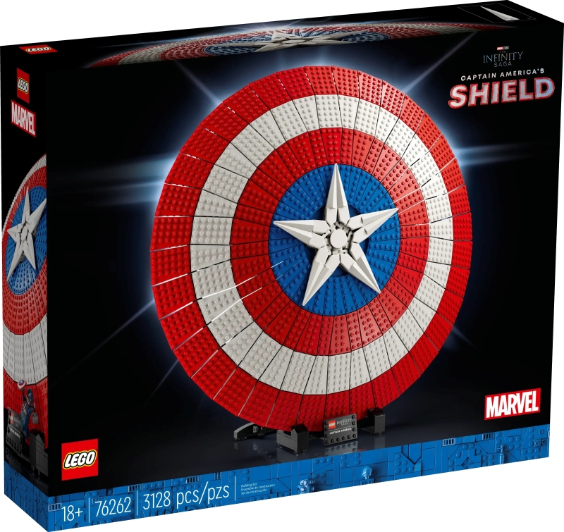 LEGO 76262 MARVEL「美國隊長的盾牌」直徑 47 公分的經典圓盾!(Captain America's Shield)
