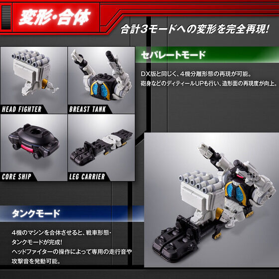 萬代新系列『怪獸機巧 金古喬 ·STORAGE特裝型』第1彈登場！搭載發光、音效的完全新規設計