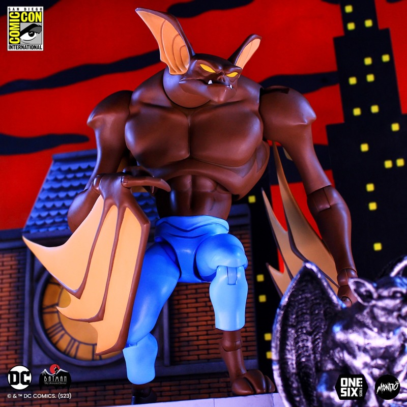 MONDO《蝙蝠俠：動畫系列》人蝠（Man-Bat）1/6 比例可動人偶 雙臂翼展長達 86 公分！【SDCC 2023】