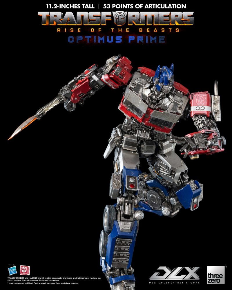 threezero DLX《變形金剛:萬獸崛起》柯博文(Optimus Prime)可動人偶 細膩機構魅力大綻放!
