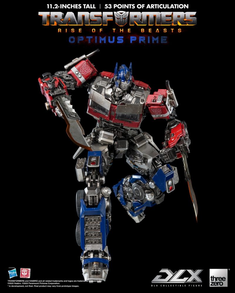 threezero DLX《變形金剛:萬獸崛起》柯博文(Optimus Prime)可動人偶 細膩機構魅力大綻放!