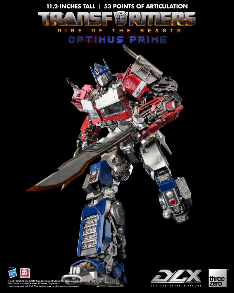 threezero DLX《變形金剛:萬獸崛起》柯博文(Optimus Prime)可動人偶 細膩機構魅力大綻放!
