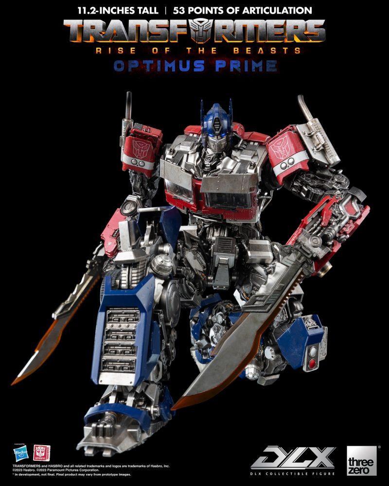 threezero DLX《變形金剛:萬獸崛起》柯博文(Optimus Prime)可動人偶 細膩機構魅力大綻放!