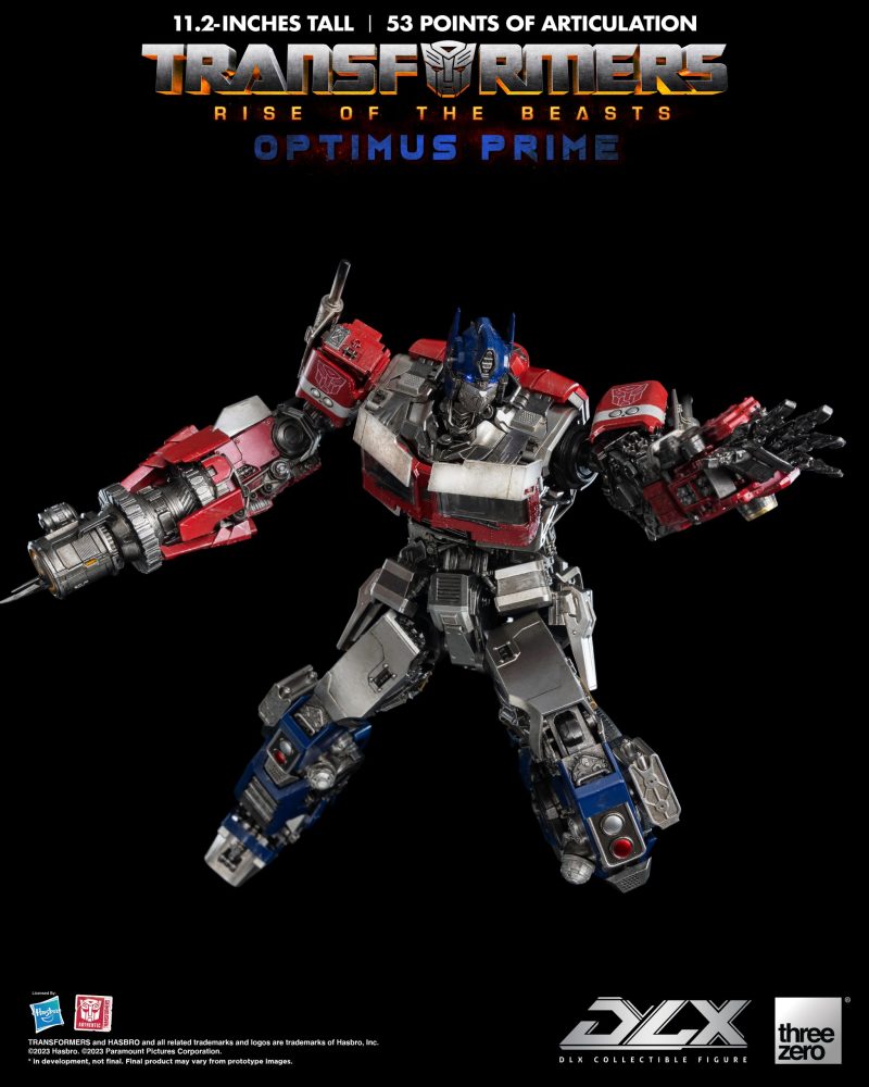 threezero DLX《變形金剛:萬獸崛起》柯博文(Optimus Prime)可動人偶 細膩機構魅力大綻放!
