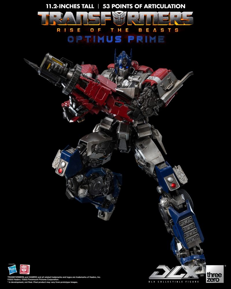threezero DLX《變形金剛:萬獸崛起》柯博文(Optimus Prime)可動人偶 細膩機構魅力大綻放!