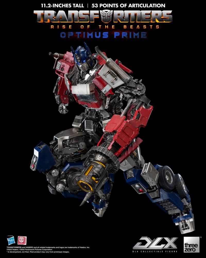 threezero DLX《變形金剛:萬獸崛起》柯博文(Optimus Prime)可動人偶 細膩機構魅力大綻放!