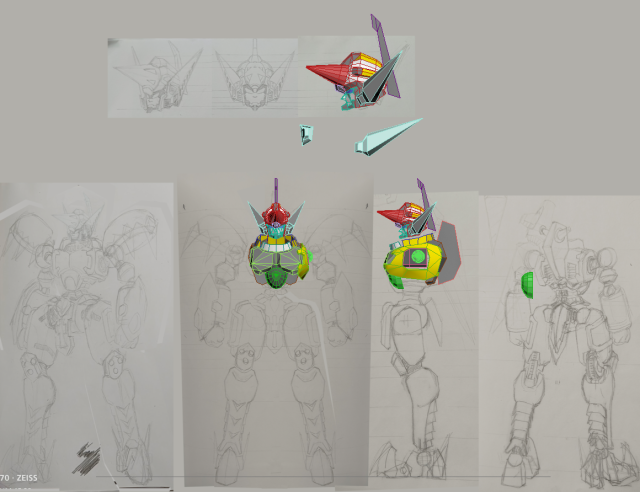 跨越20年的斬艦刀‧一文字斬り！3D列印叁式變異機