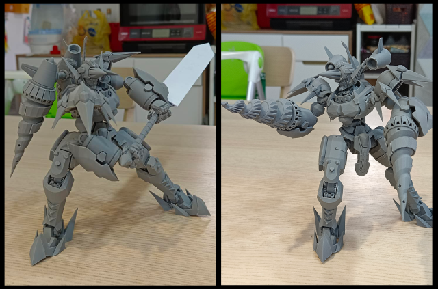 跨越20年的斬艦刀‧一文字斬り！3D列印叁式變異機