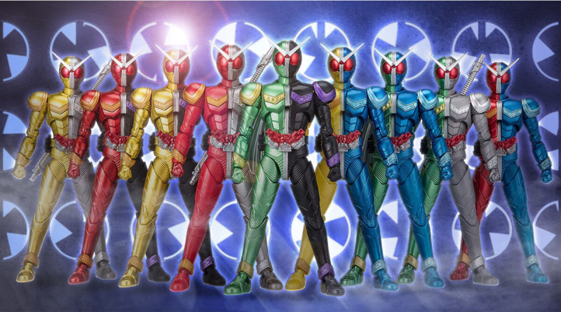 可動食玩『掌動XX 假面騎士W 形態變換套組01』收錄炙熱王牌、旋風扳機、旋風金屬三形態！