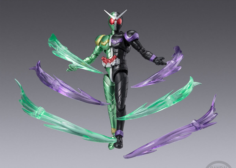 可動食玩『掌動XX 假面騎士W 形態變換套組01』收錄炙熱王牌、旋風扳機、旋風金屬三形態！