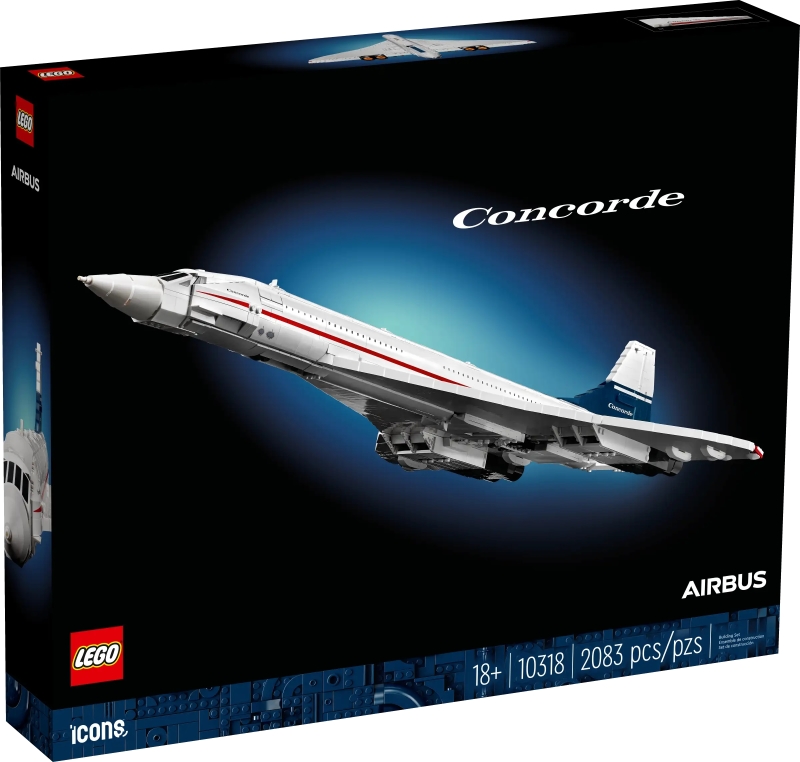 LEGO 10318 Icons 系列「協和號客機」（Concorde）用樂高再次重現超音速載客的飛天雄姿！