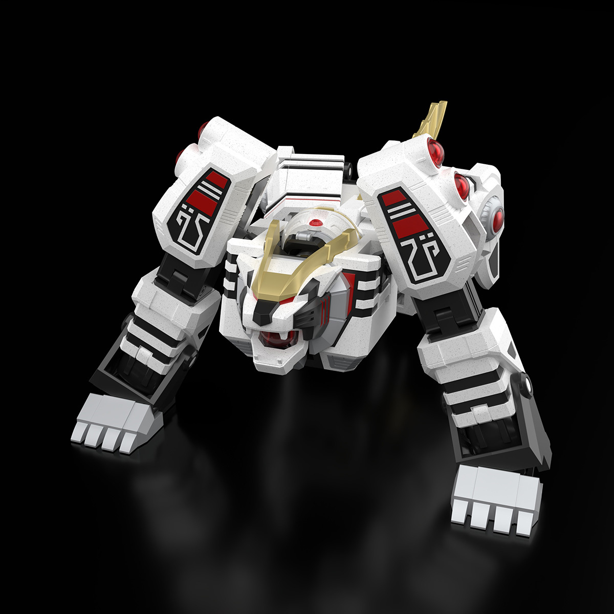 白虎氣傳獸登場『SMP食玩 五星戰隊大連者 王大牙』再現武人形態變形、牙大王合體機構!