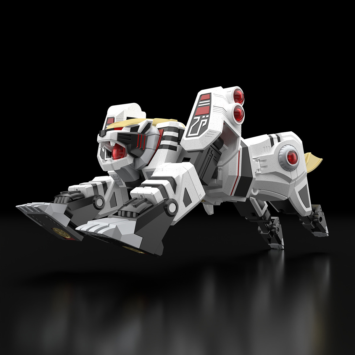 白虎氣傳獸登場『SMP食玩 五星戰隊大連者 王大牙』再現武人形態變形、牙大王合體機構!