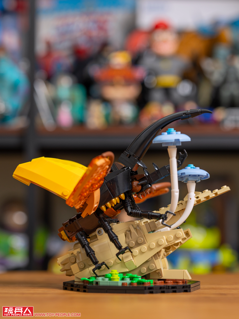 LEGO 21342 Ideas 系列「昆蟲集錦」開箱報告 超乎預期的逼真生物感＆大加分的棲息地展示底座！