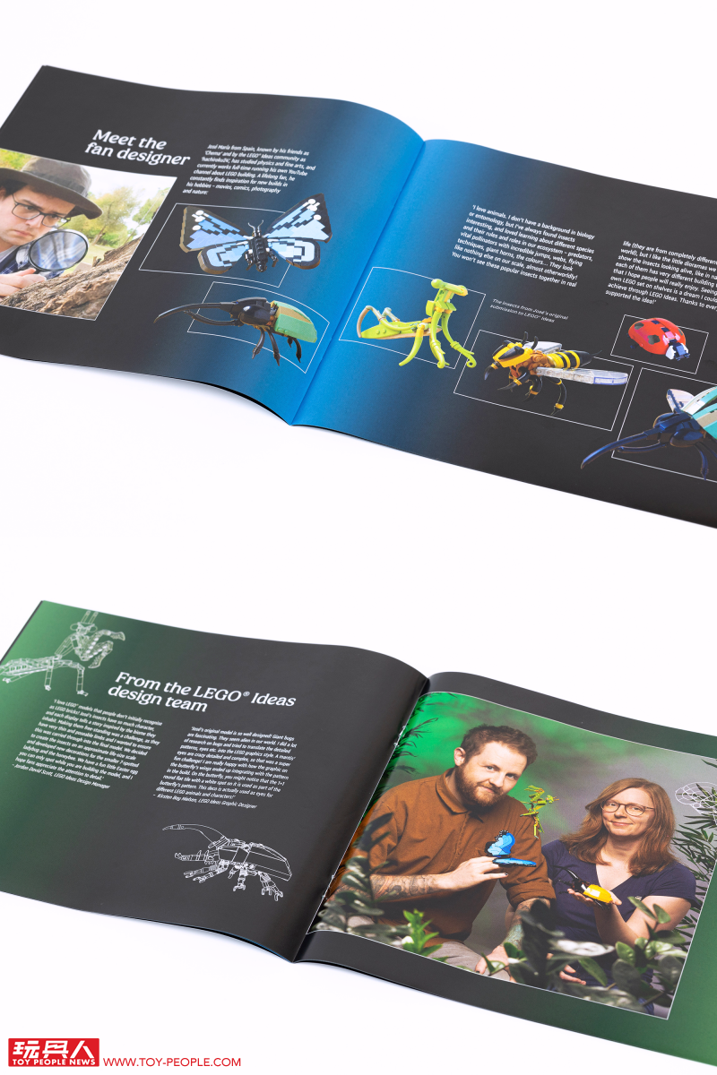 LEGO 21342 Ideas 系列「昆蟲集錦」開箱報告 超乎預期的逼真生物感＆大加分的棲息地展示底座！