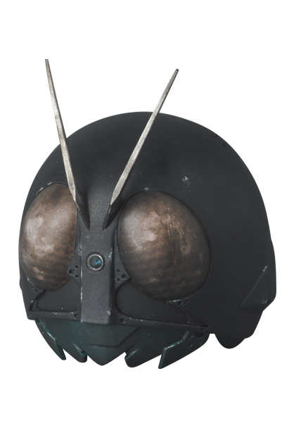 RAH『假面騎士第2+1號(新・假面騎士) 1/6比例可動人偶』附屬焦黑頭盔、大拇指比讚等配件