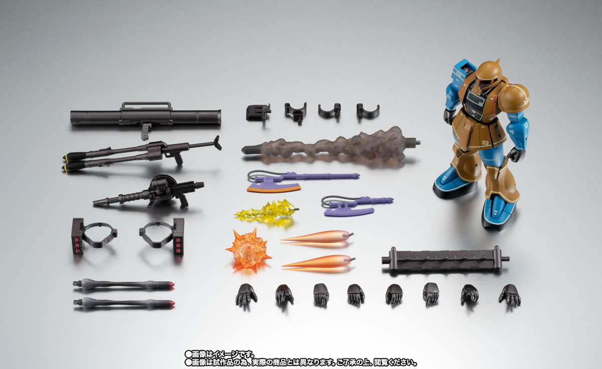 開啟 MS 開發史的名機『ROBOT魂 舊薩克 初期生產型 ver. A.N.I.M.E.』再現設定稿配色與豐富武裝！