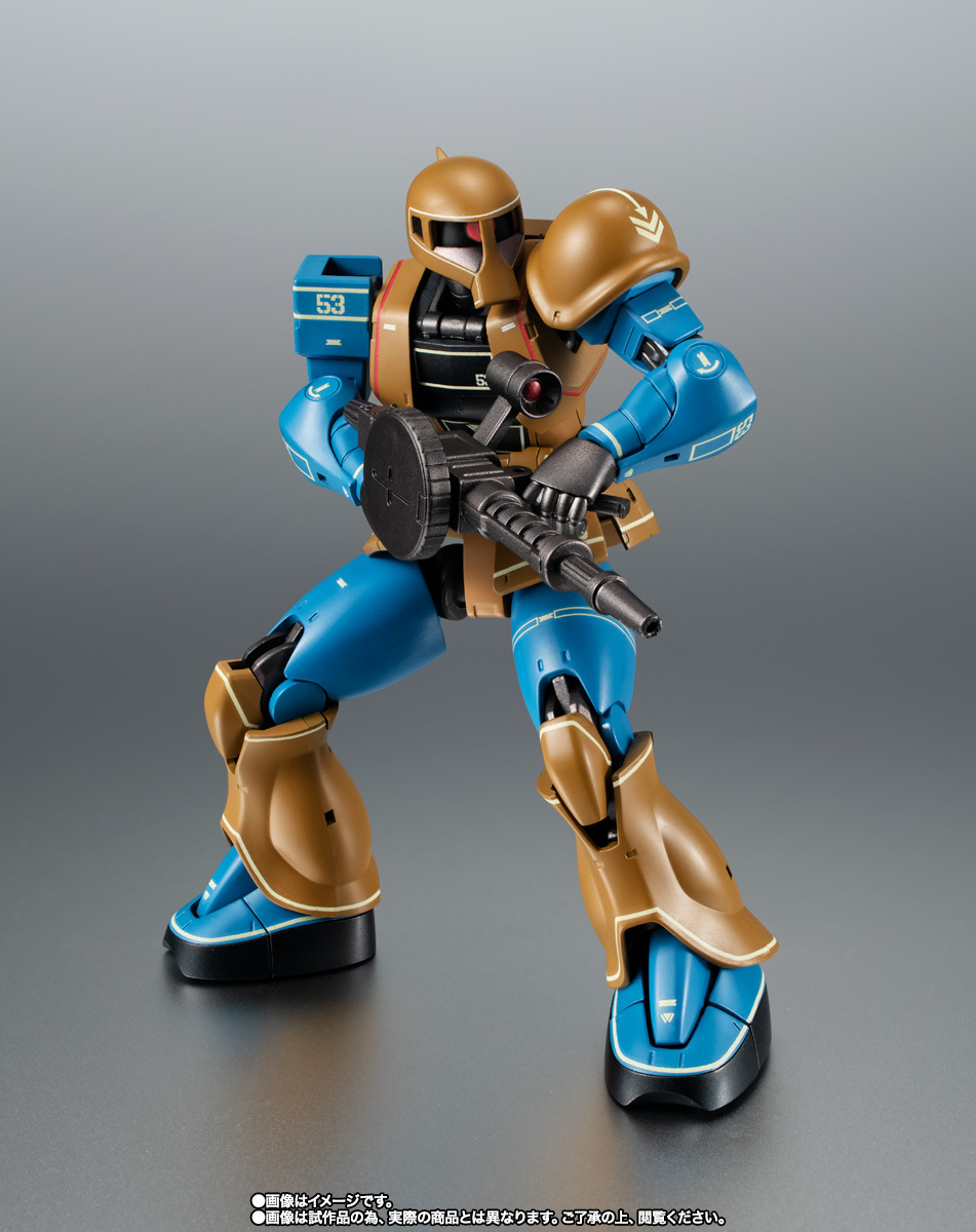 開啟 MS 開發史的名機『ROBOT魂 舊薩克 初期生產型 ver. A.N.I.M.E.』再現設定稿配色與豐富武裝！