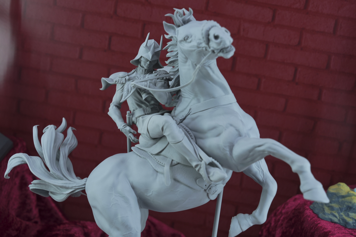 GGGDX『機動戰士鋼彈 夏亞・阿茲納布爾』原型首度展出 英勇騎馬姿態立體化！