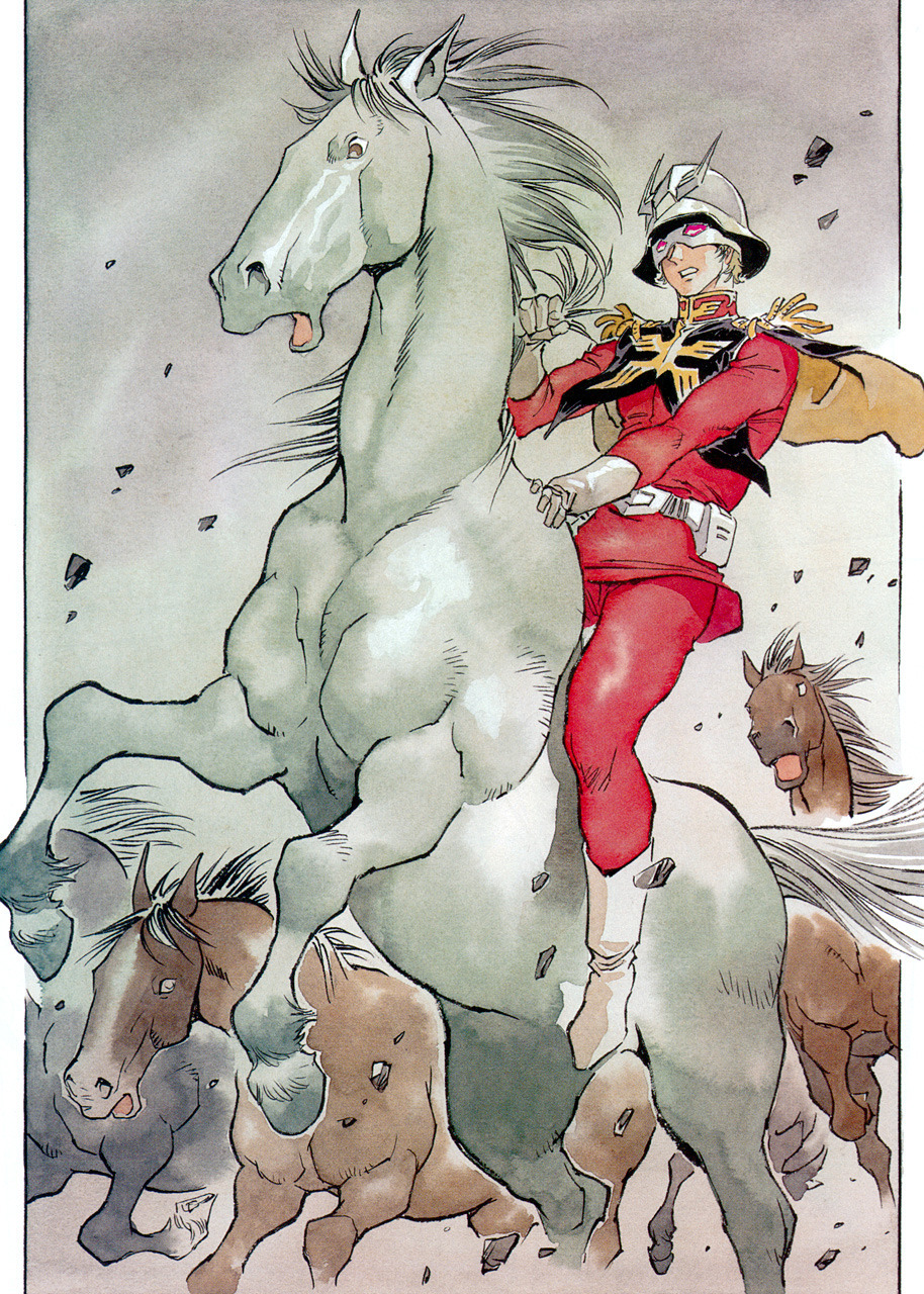 GGGDX『機動戰士鋼彈 夏亞・阿茲納布爾』原型首度展出 英勇騎馬姿態立體化！