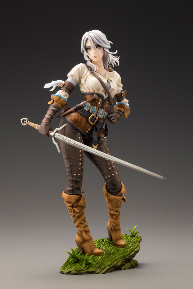 壽屋×山下俊也「THE WITCHER美少女 希里」1/7比例模型 凜然站姿展現不同韻味