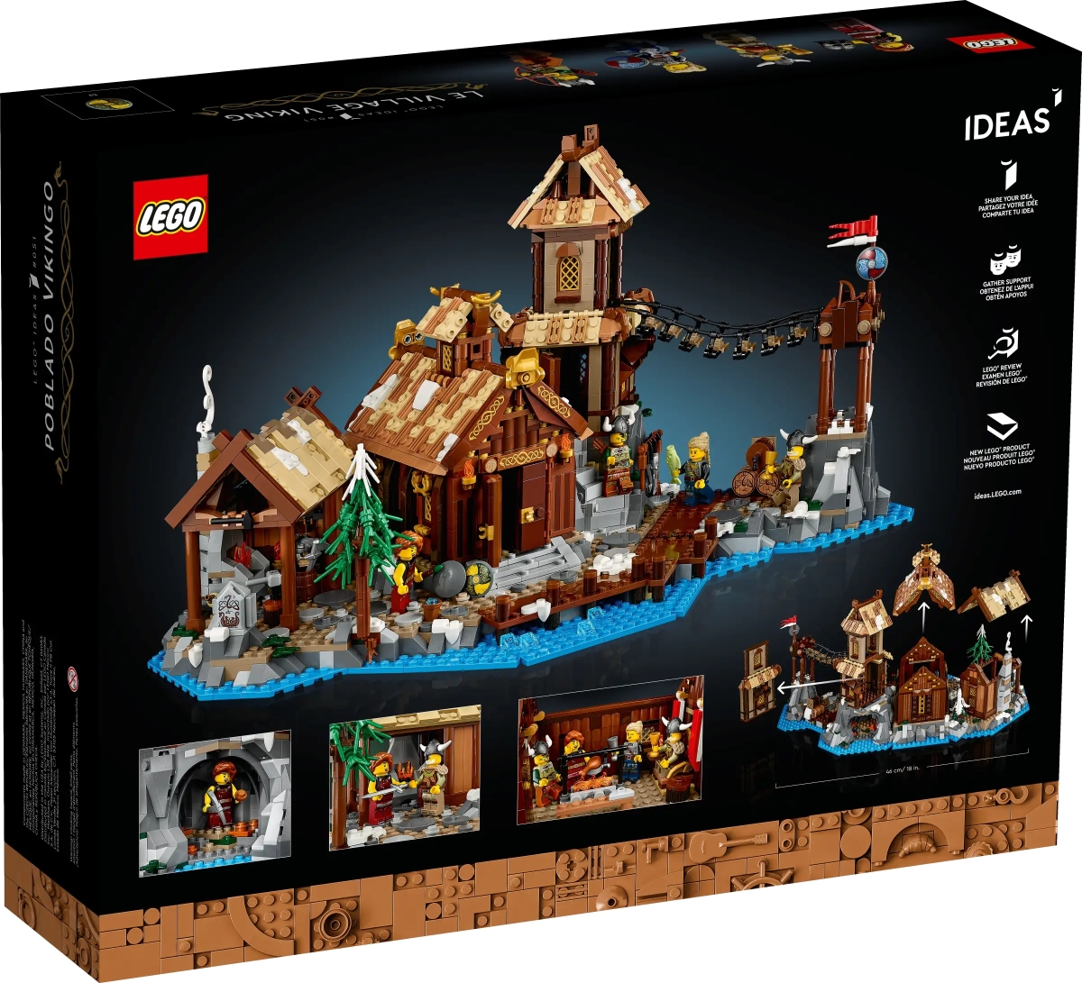 LEGO 21343 Ideas 系列「維京村莊」(Viking Village)公開!