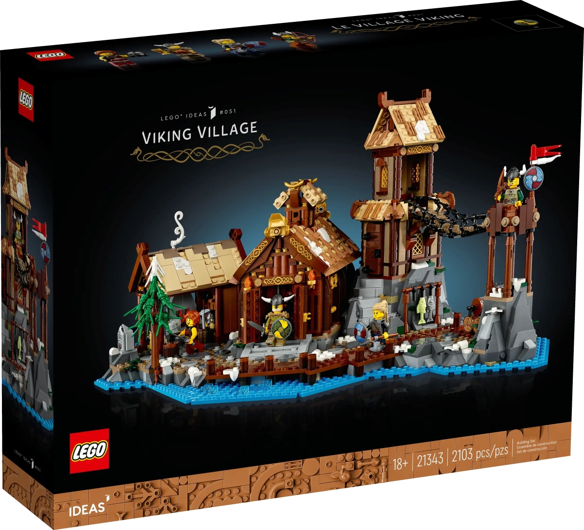 LEGO 21343 Ideas 系列「維京村莊」（Viking Village）公開！