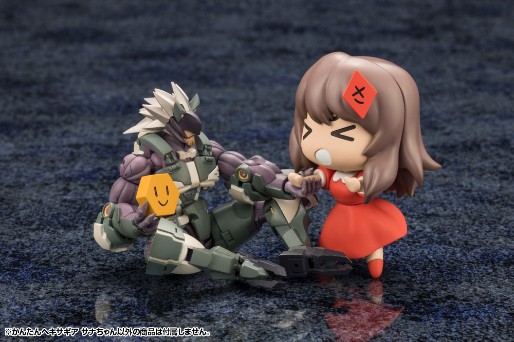 官方部落格熟悉的吉祥物角色商品化『HEXA GEAR 六角機牙簡單版 赤菱莎娜』再現手繪風可愛造型！