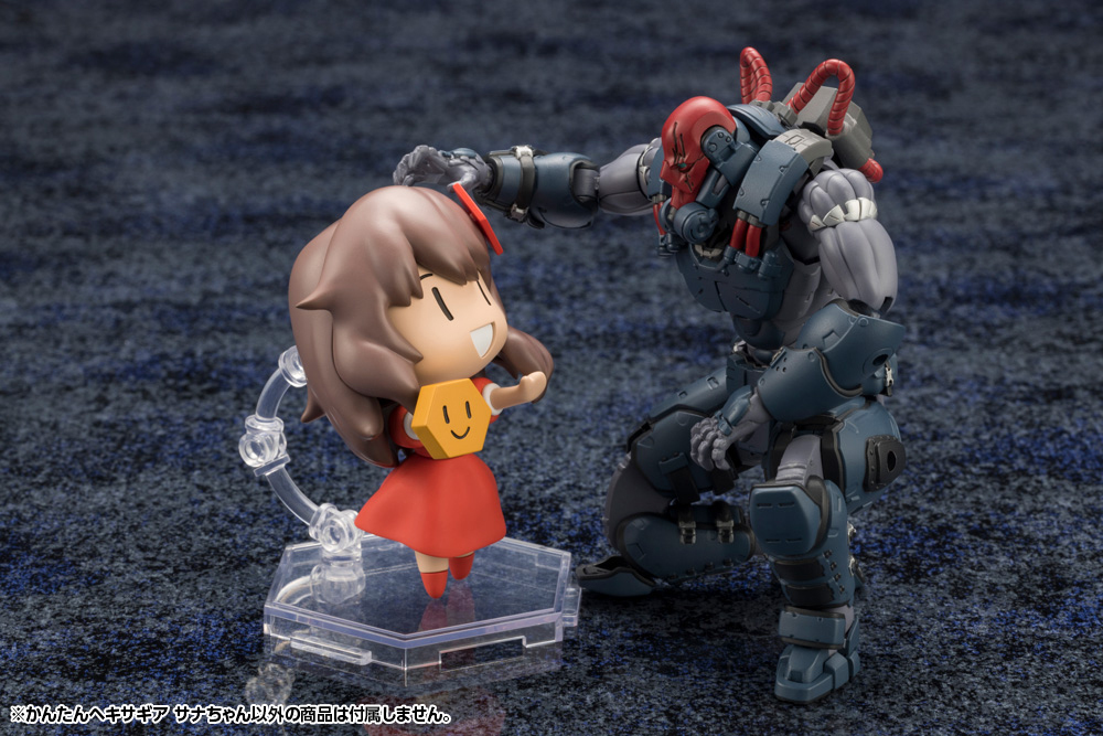 官方部落格熟悉的吉祥物角色商品化『HEXA GEAR 六角機牙簡單版 赤菱莎娜』再現手繪風可愛造型！