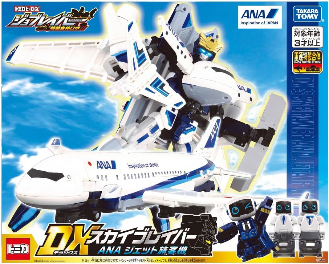 ANA客機變形機器人！TOMICA 特裝作業勇者『DX航空勇者ANA噴射民航機