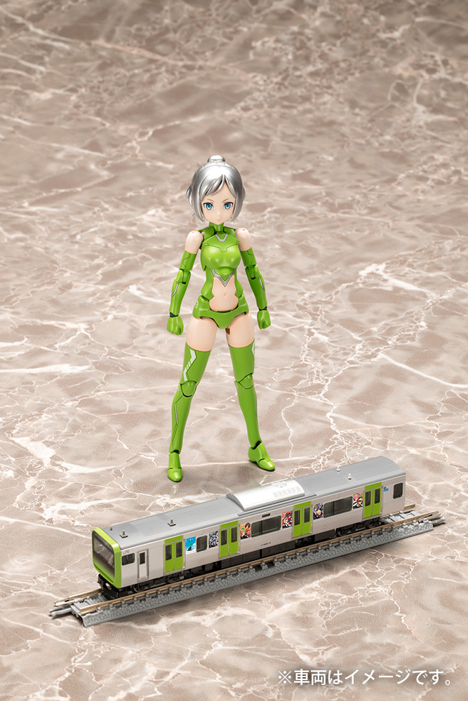 紀念壽屋創業 70 周年『女神裝置 SOL Hornet』與『先頭車博物館 E235系 山手線』推出合作限定版!