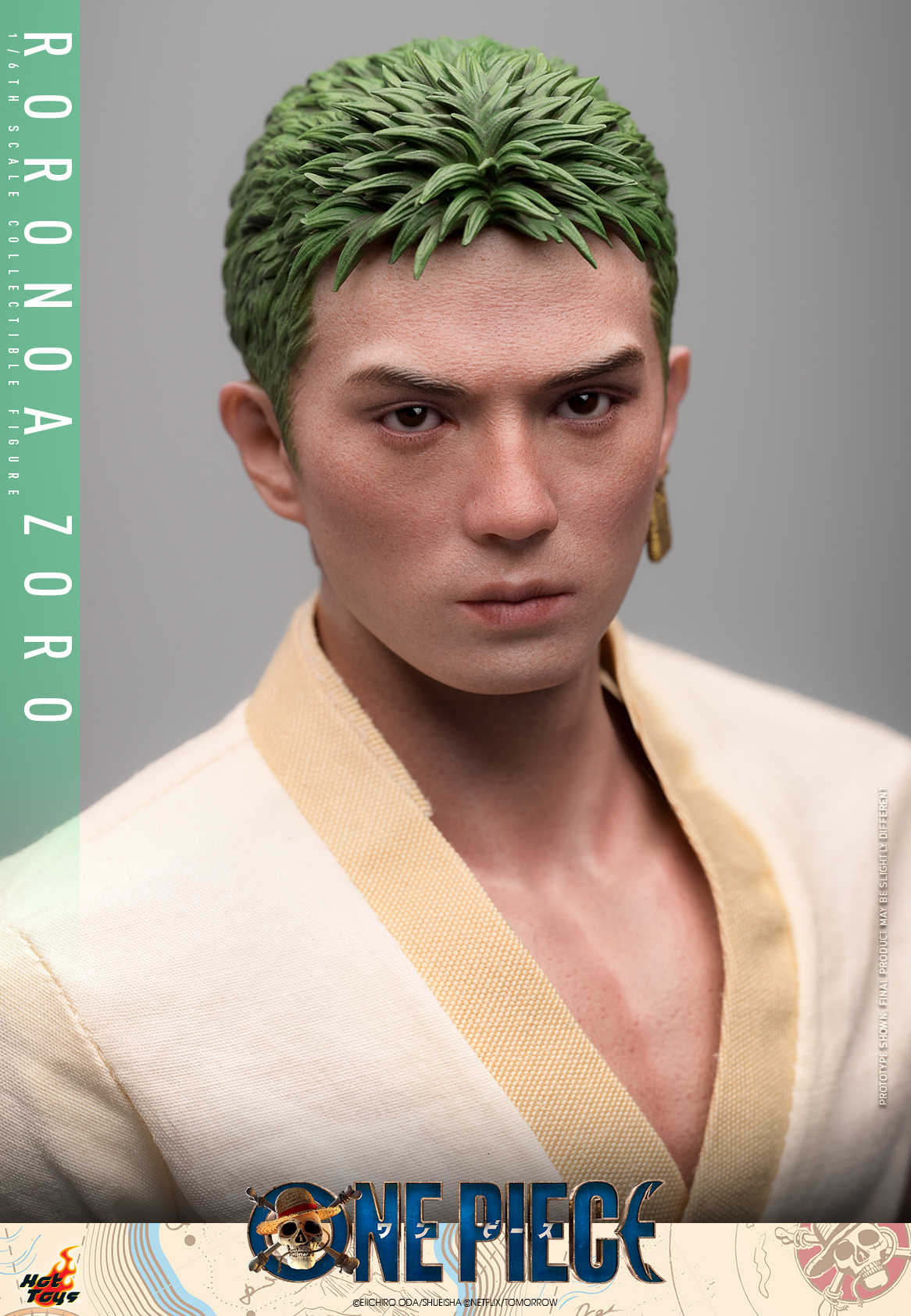 Hot Toys《航海王》真人版「羅羅亞·索隆」1/6 比例可動人偶 招牌三刀流戰鬥風格再現!