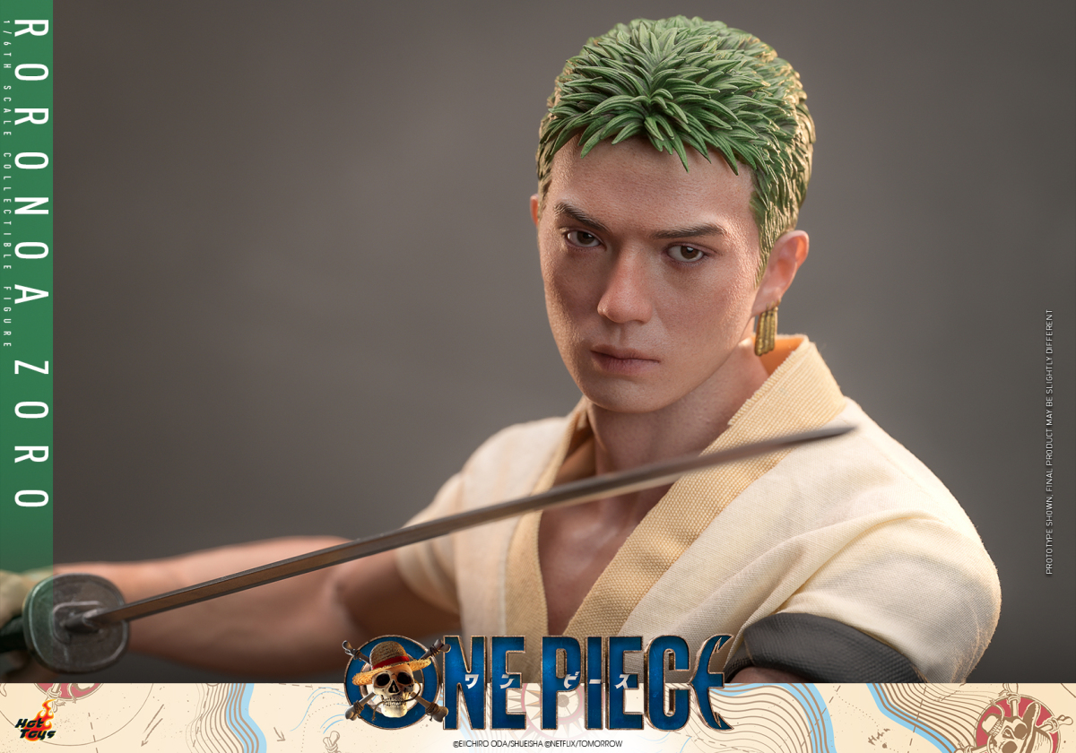 Hot Toys《航海王》真人版「羅羅亞·索隆」1/6 比例可動人偶 招牌三刀流戰鬥風格再現！