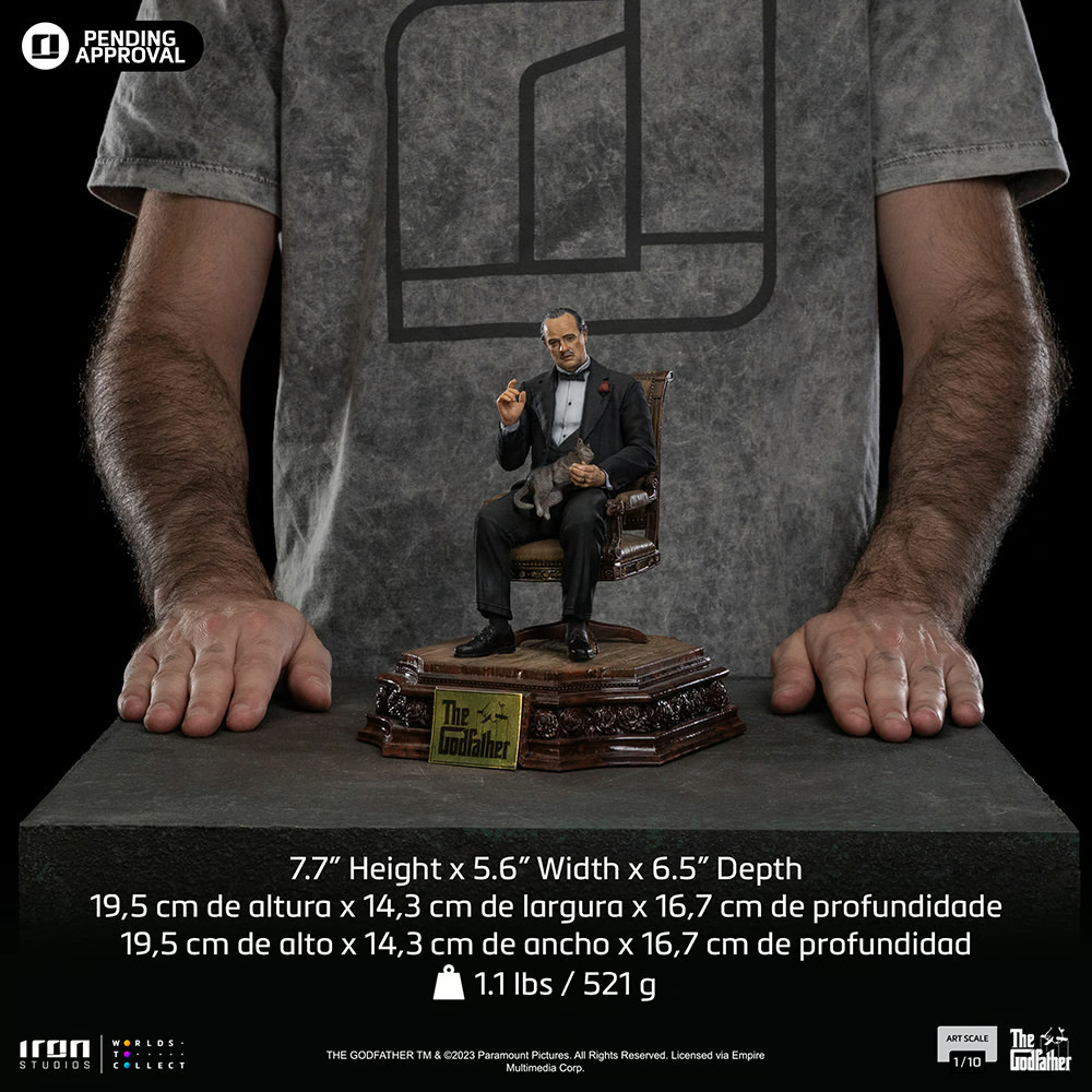 Iron Studios Art Scale 系列《教父》維托·柯里昂（Vito Corleone）1/10 比例全身雕像 普通版/豪華版